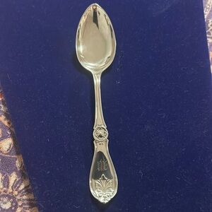 JP BUTLER Coin Silver Vintage Teaspoon